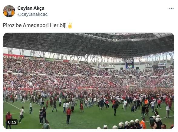 Amedspor'a tebrik mesajları: Bu şehir büyük kaptana sözünü tuttu 11